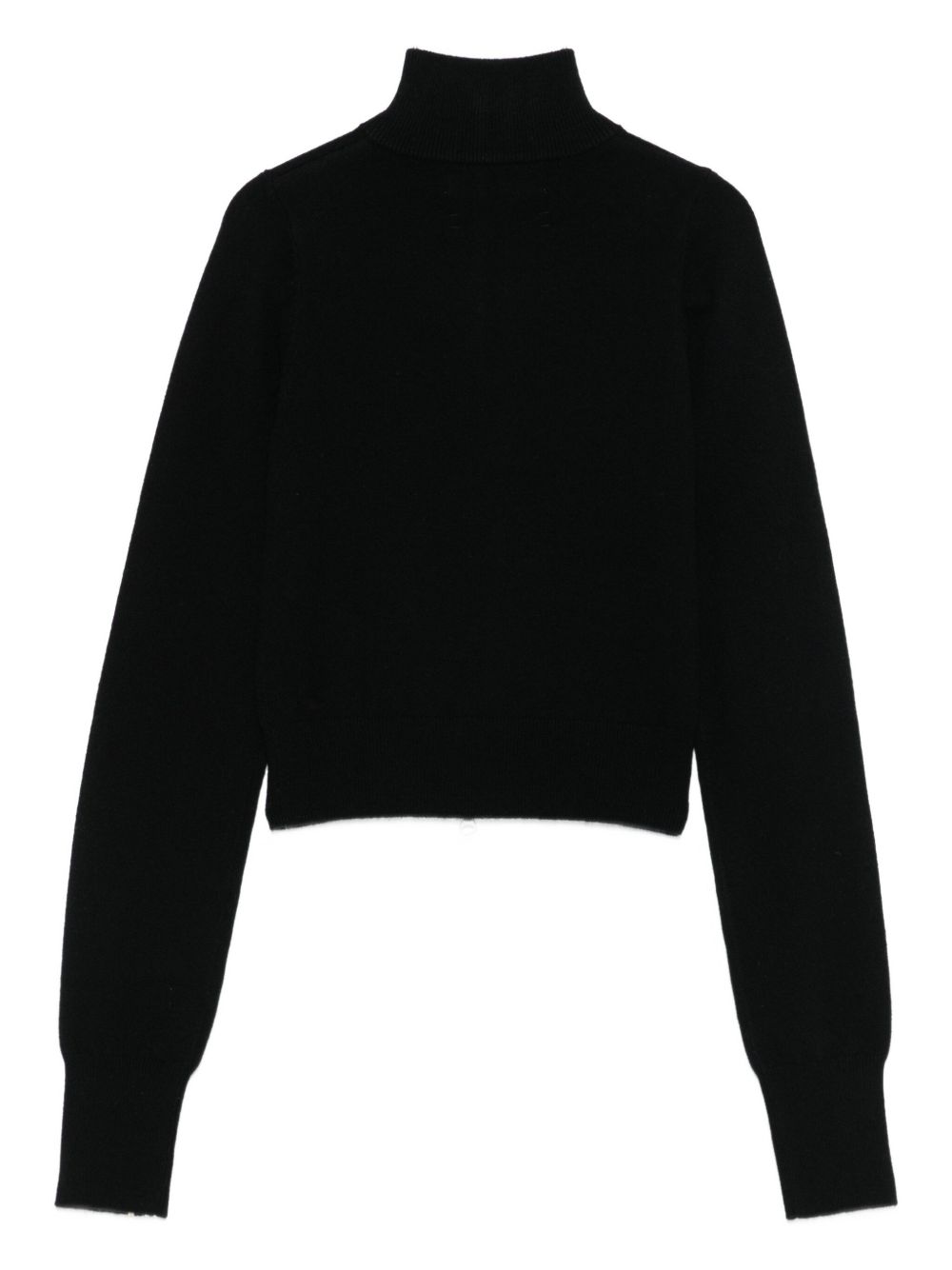 Black Cashmere Zip Cardigan — Extreme Cashmere
