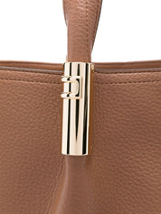 Leather Brown Shopper — Elisabetta Franchi