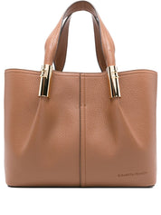 Leather Brown Shopper — Elisabetta Franchi