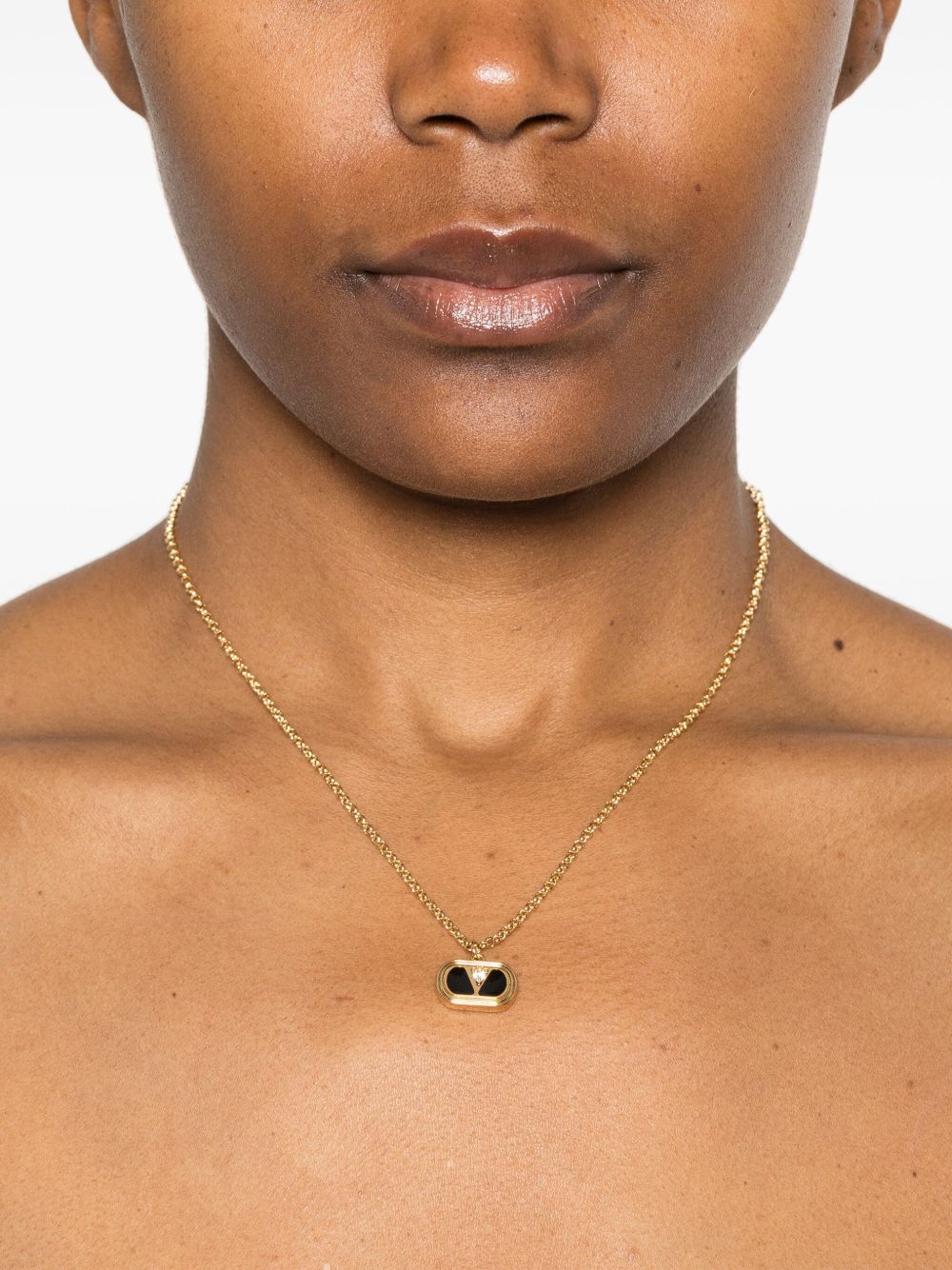 Valentino Garavani VLogo necklace in gold tone