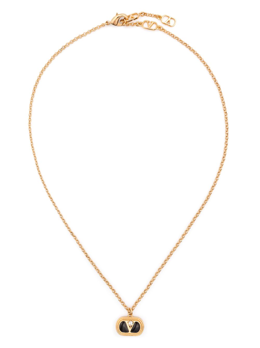 Valentino Garavani VLogo necklace in gold tone