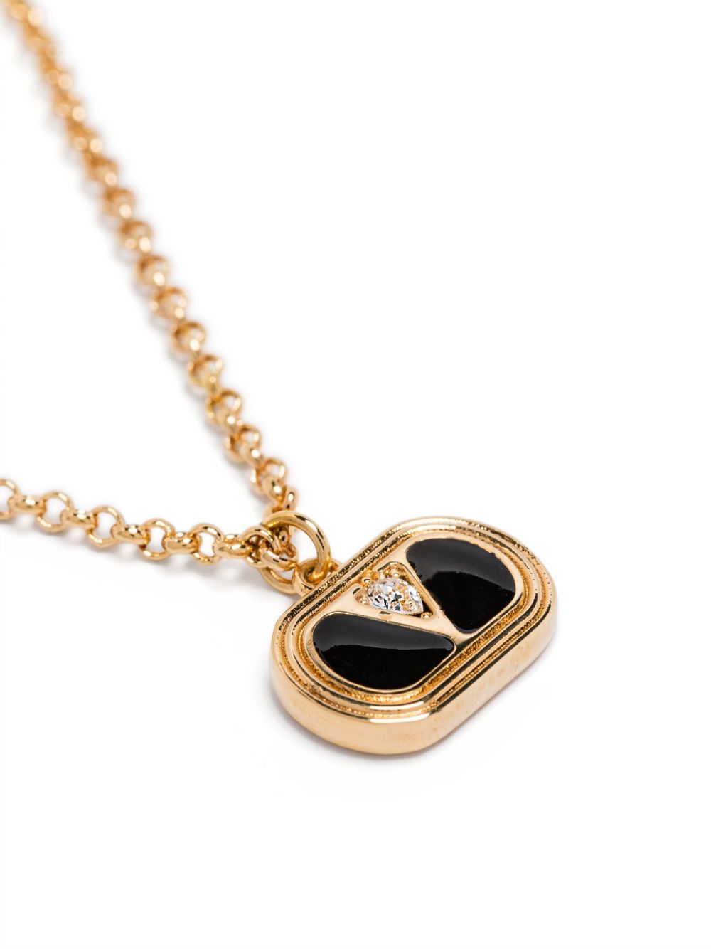 Valentino Garavani VLogo necklace in gold tone