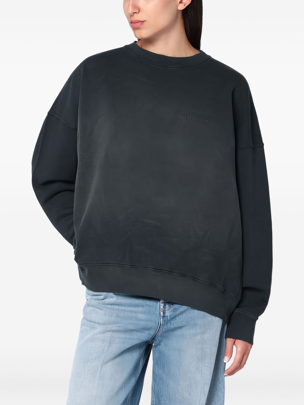 Golden Goose Sweaters Black crewneck sweatshirt