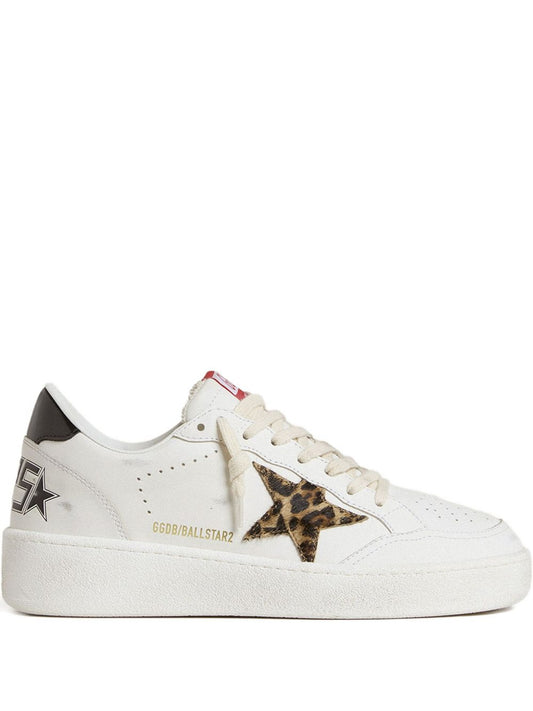 Golden Goose Sneakers Brown — Leather Ball Star Elegance