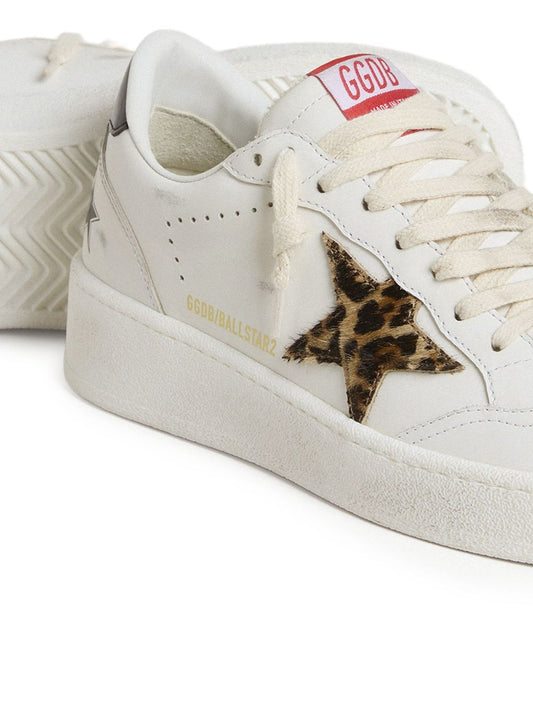 Golden Goose Sneakers Brown — Leather Ball Star Elegance