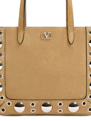 Valentino Garavani Bags.. Beige suede leather tote