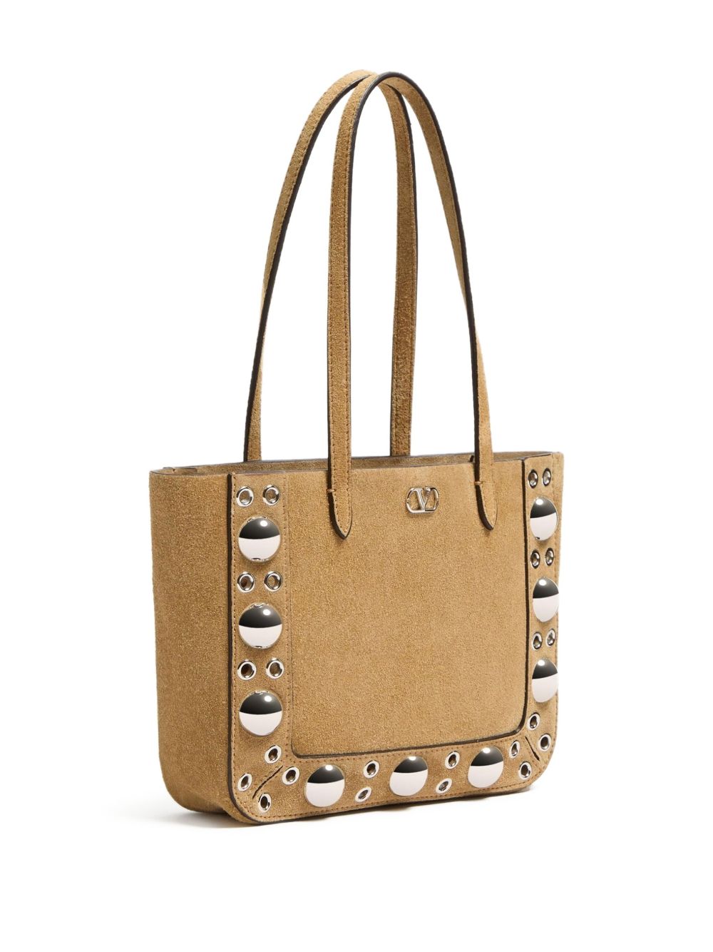 Valentino Garavani Bags.. Beige suede leather tote