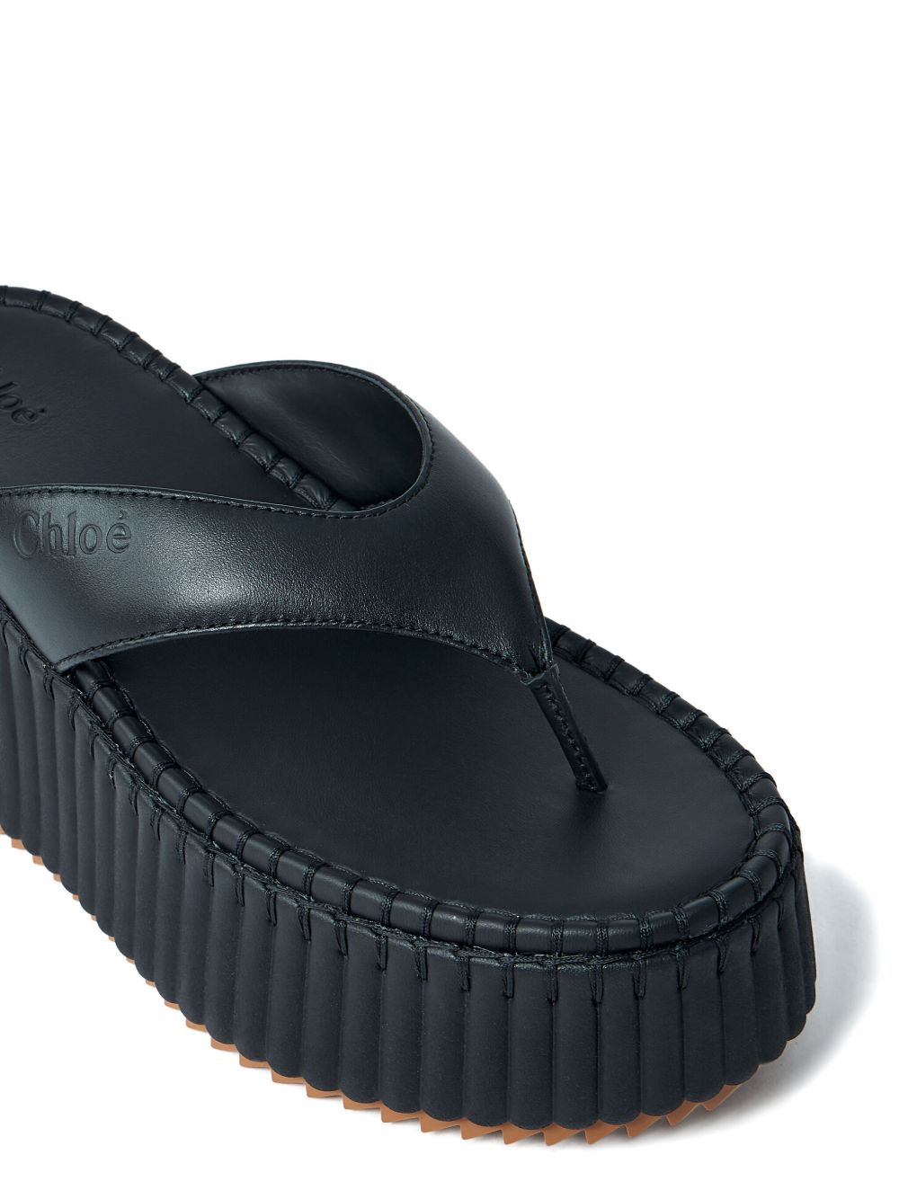 Chloé Chloè Sandals in Black Leather