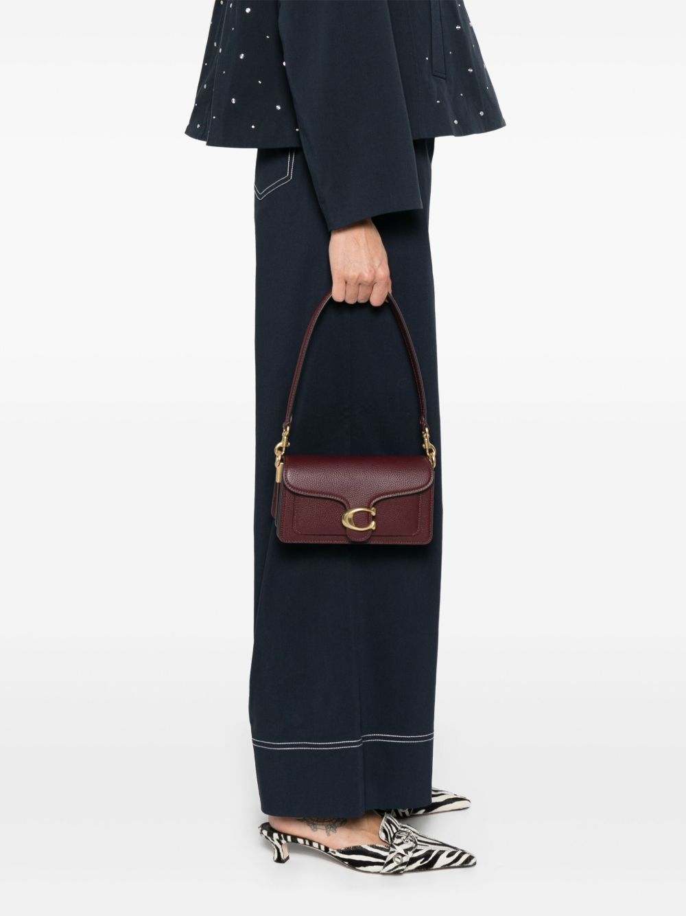 Bolsos Coach.. Bandolera de piel marrón