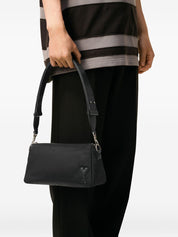 Ami Paris Bags Black nylon and canvas mini bag