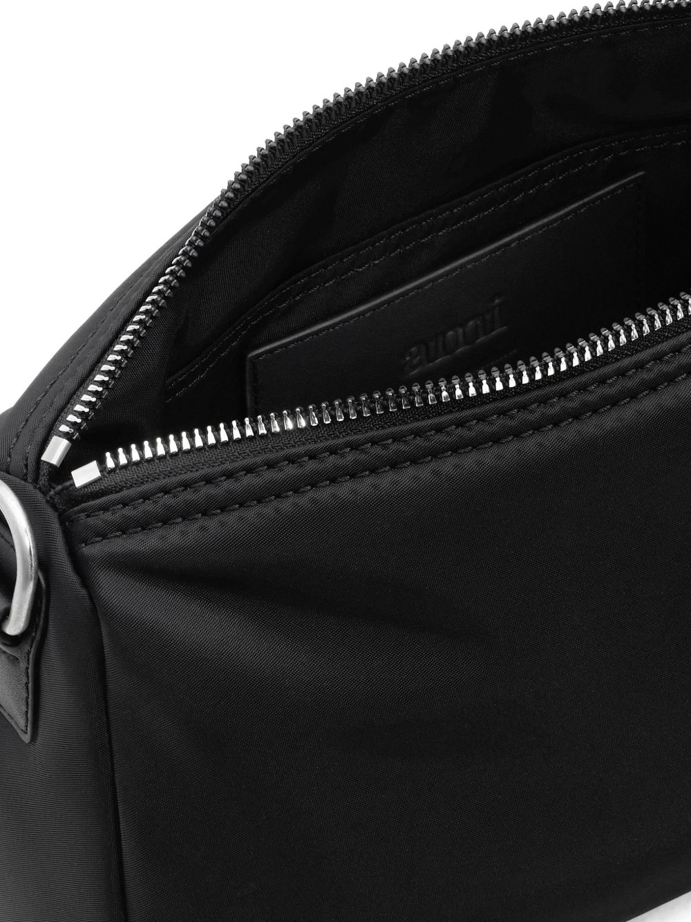 Ami Paris Bags Black nylon and canvas mini bag