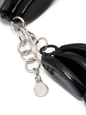 EMPORIO ARMANI EXCLUSIVE Bijoux Black necklace with geometric beads