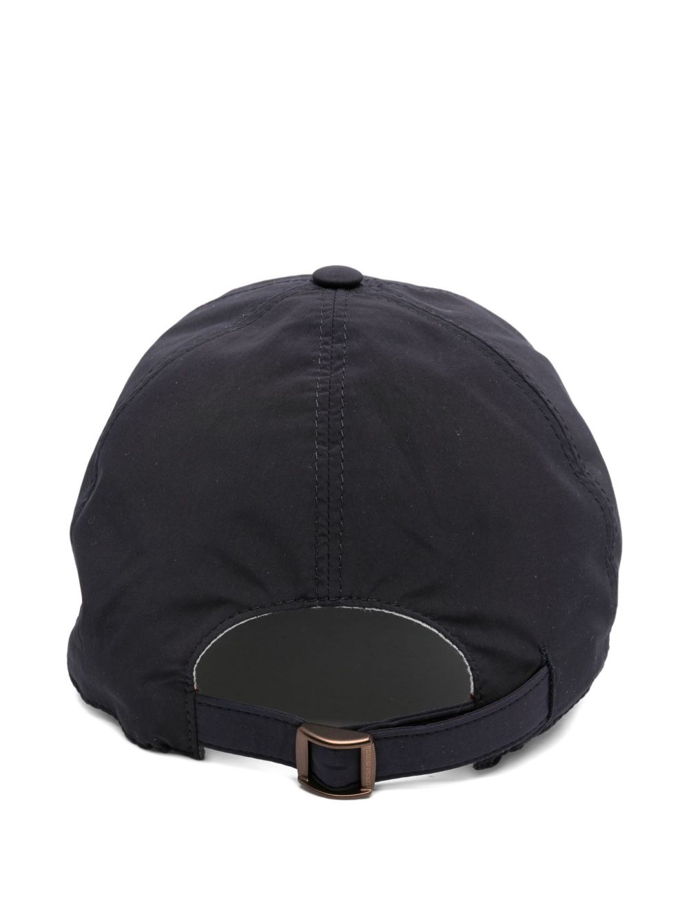Brunello Cucinelli Chapeaux Casquette bleue à logo brodé