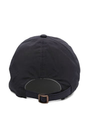 Brunello Cucinelli Chapeaux Casquette bleue à logo brodé