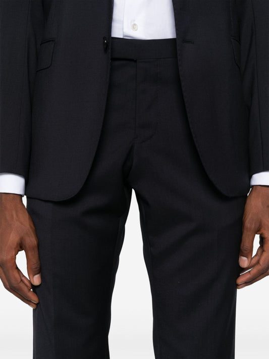 Emporio Armani Grey Wool Suit — Men’s Single‑Breasted