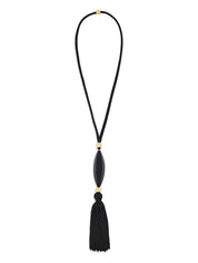 EMPORIO ARMANI EXCLUSIVE Bijoux Black cord necklace