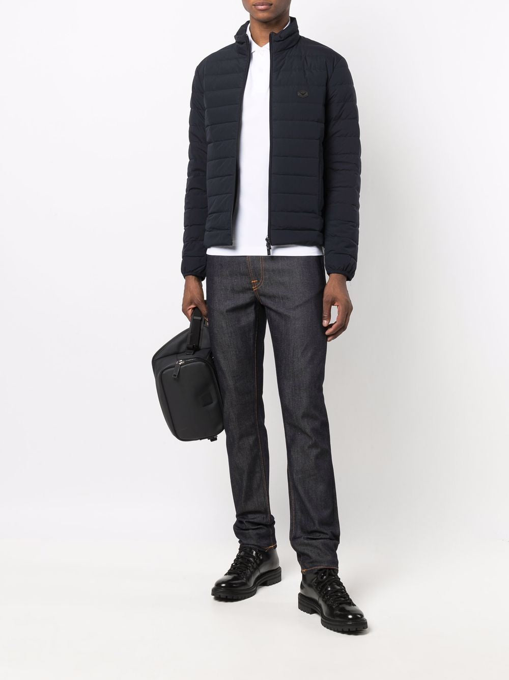 Emporio Armani Coats Blue down jacket