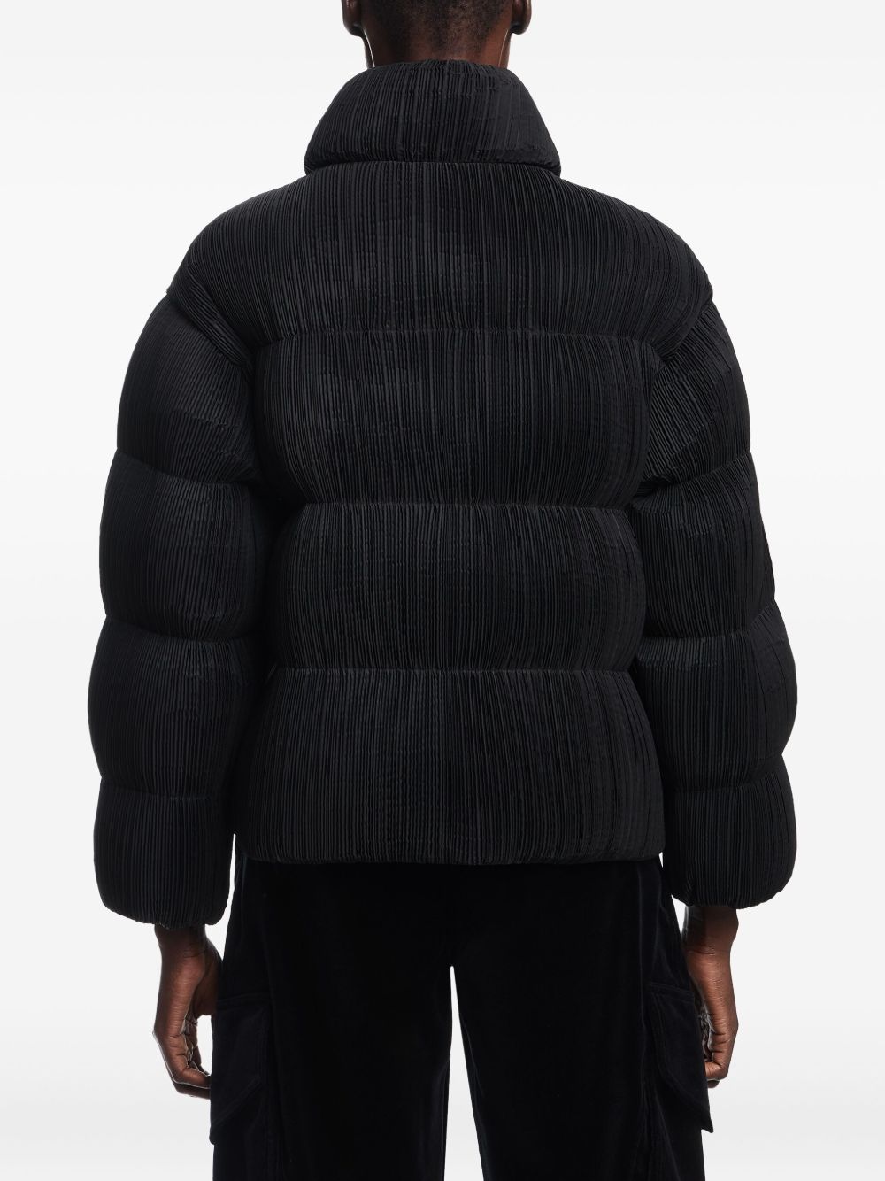Emporio Armani Black Puffer Coat — Short Down Jacket
