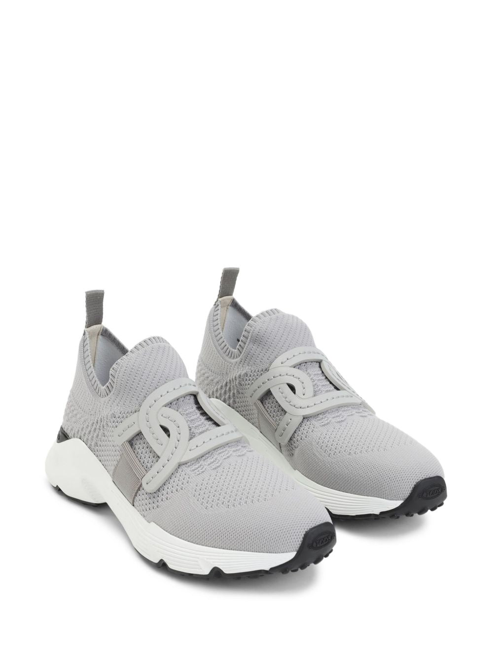 Tod's Sneakers Grey — Silk & Nylon Kate Knit