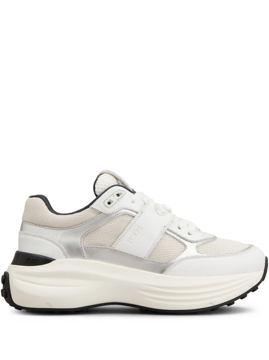Tod's Sneakers White — Silk & Nylon Women's Sneakers