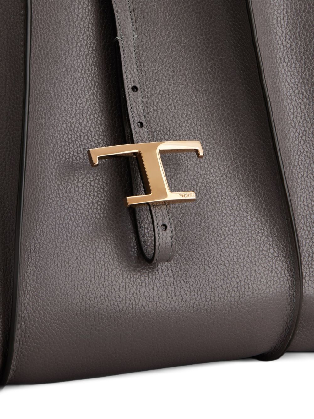 Bolsos Tod's.. Bolso shopping de piel gris