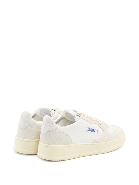 Autry Sneakers Light Grey — Leather & Suede Medalist Low