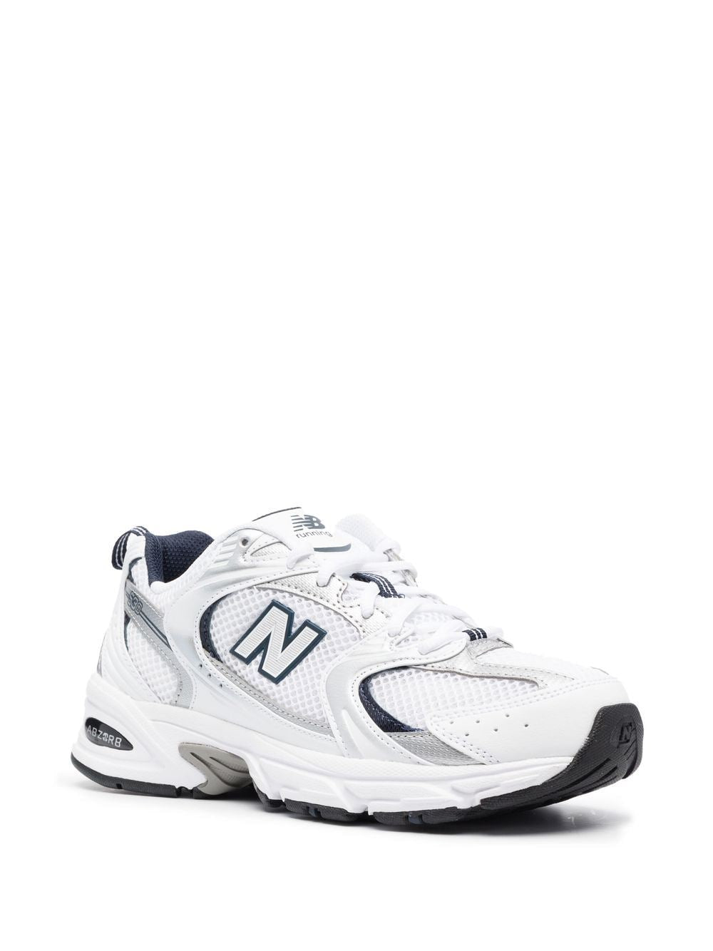 New Balance Sneakers White mesh and faux leather