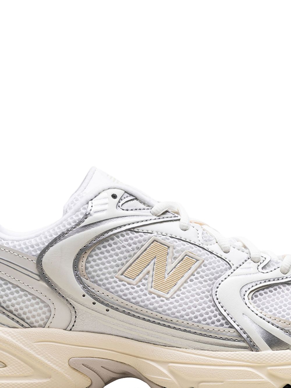 New Balance Sneakers Silver — ABZORB Comfort, Refined Shine
