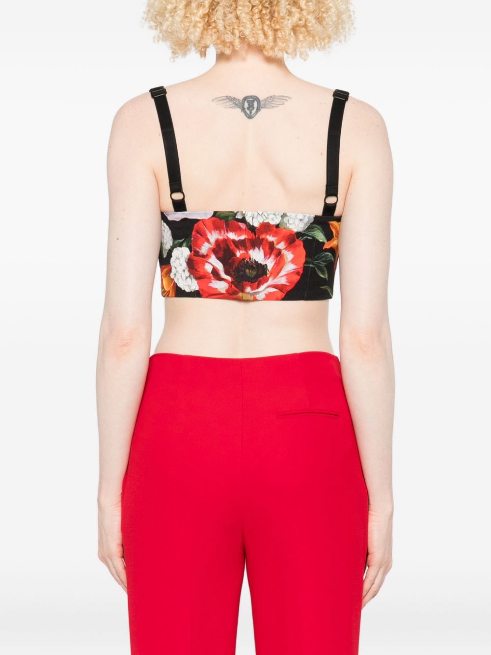 Dolce & Gabbana Top Black floral print