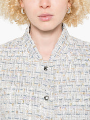 Veste en tweed de coton argenté Iro Jackets