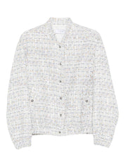 Veste en tweed de coton argenté Iro Jackets
