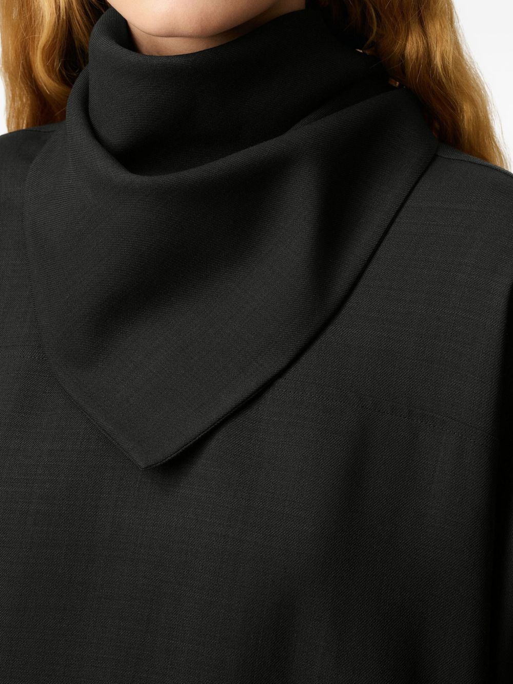 Ami Paris Chemises Chemisier en laine grise