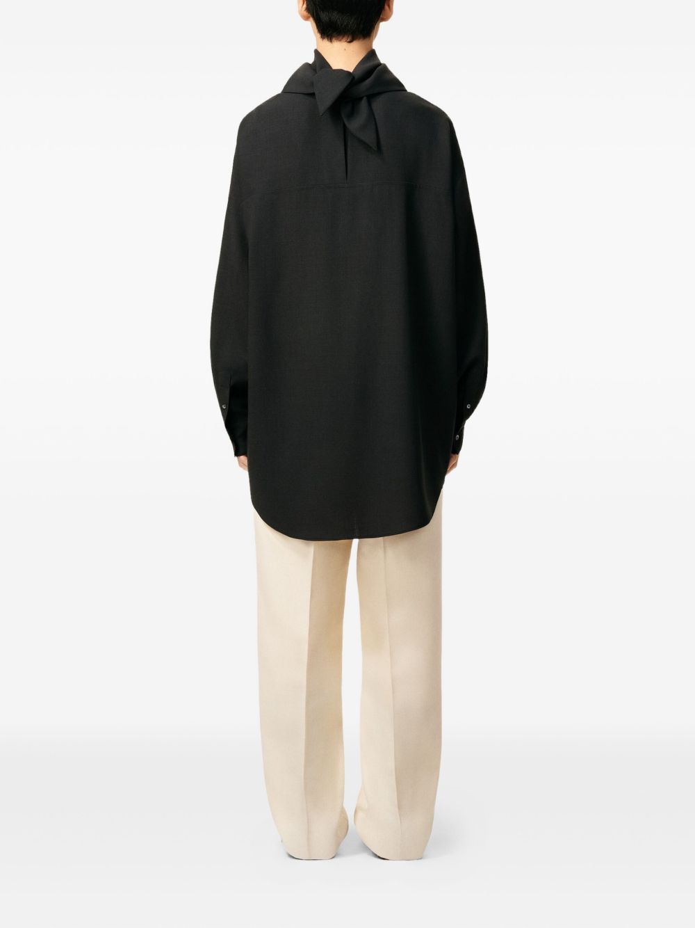 Ami Paris Chemises Chemisier en laine grise