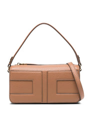 Elisabetta Franchi Leather Brown Shoulder Bag