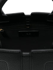 Black Elisabetta Franchi Handbag — Structured Two-Handle Elegance