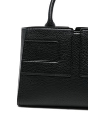 Black Elisabetta Franchi Handbag — Structured Two-Handle Elegance