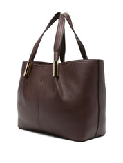 Elisabetta Franchi Bags.. Brown structured shopping bag
