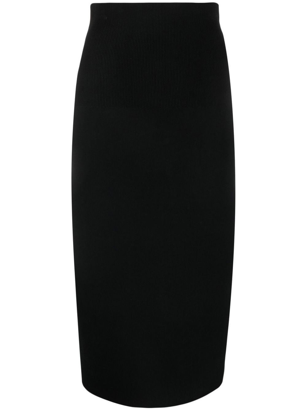 Victoria Beckham Skirts Black silk midi