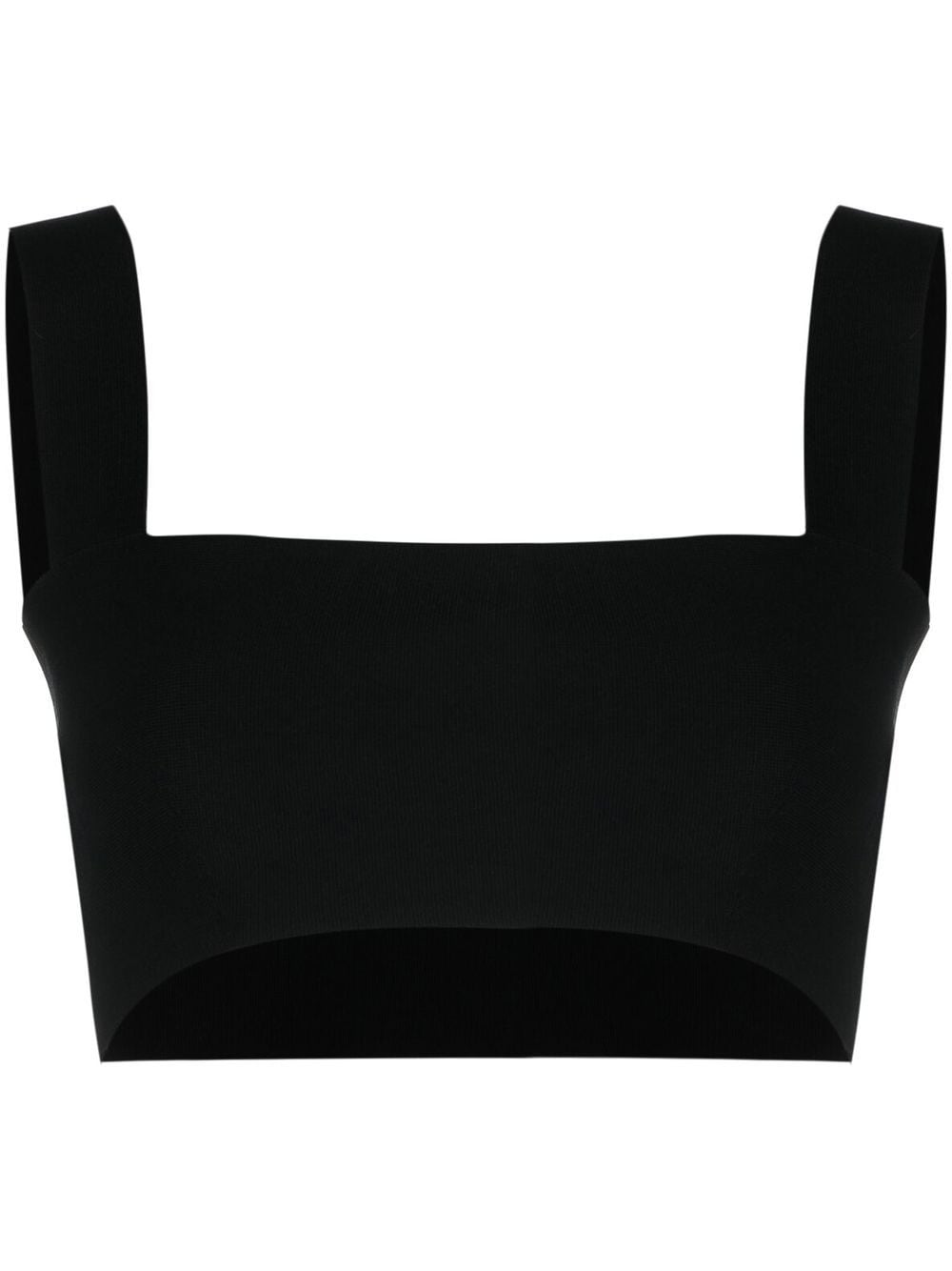 Victoria Beckham Top Black silk bandeau