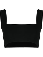 Victoria Beckham Top Black silk bandeau