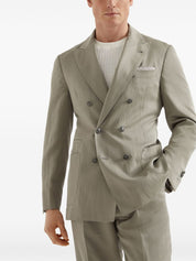 Brunello Cucinelli Jackets in Silk and Linen