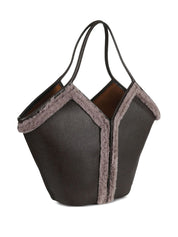 Hereu Calella leather shopping bag