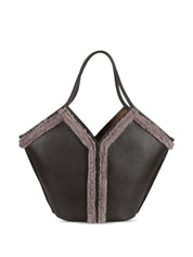 Hereu Calella leather shopping bag