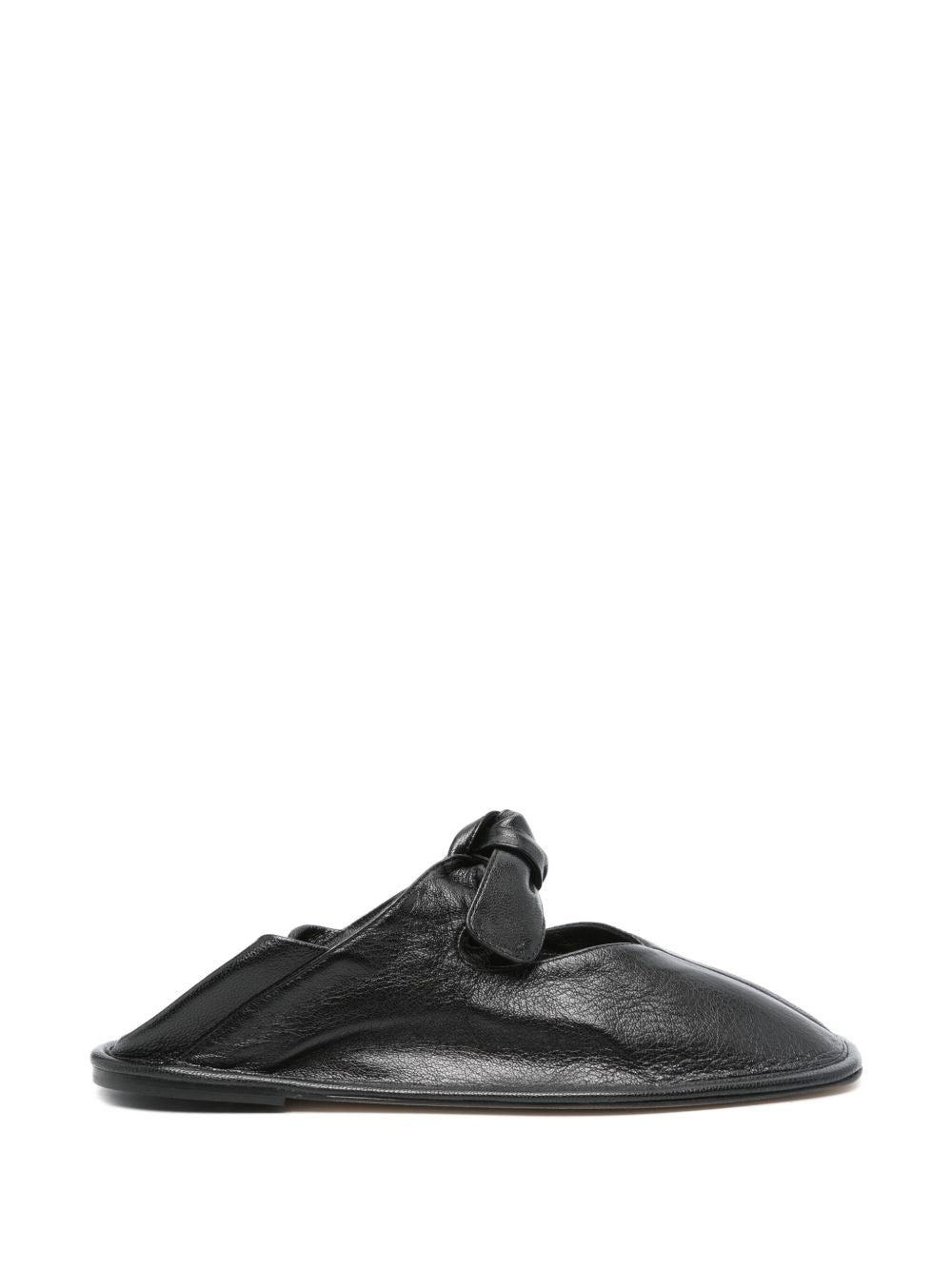 Hereu Flat shoes Black leather ballet
