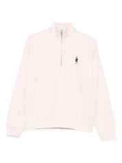 Maison Kitsuné Pink Silk-Blend Sweater
