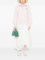 Maison Kitsuné Pink Silk-Blend Sweater