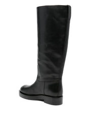 Paris Texas Boots Black — Silk & Nylon Napa Boots
