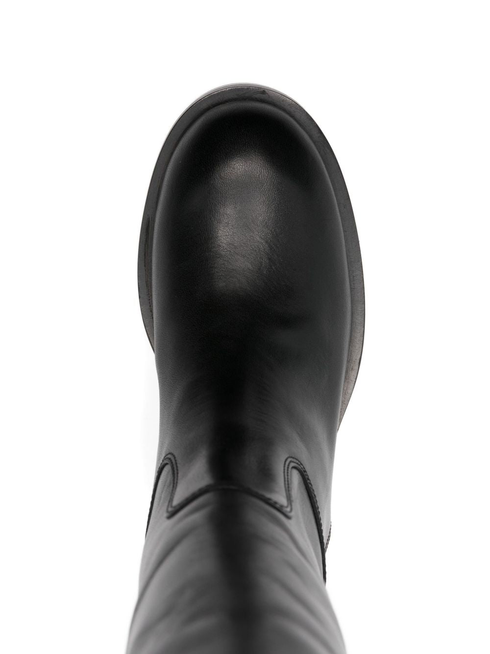 Paris Texas Boots Black — Silk & Nylon Napa Boots