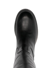 Paris Texas Boots Black — Silk & Nylon Napa Boots