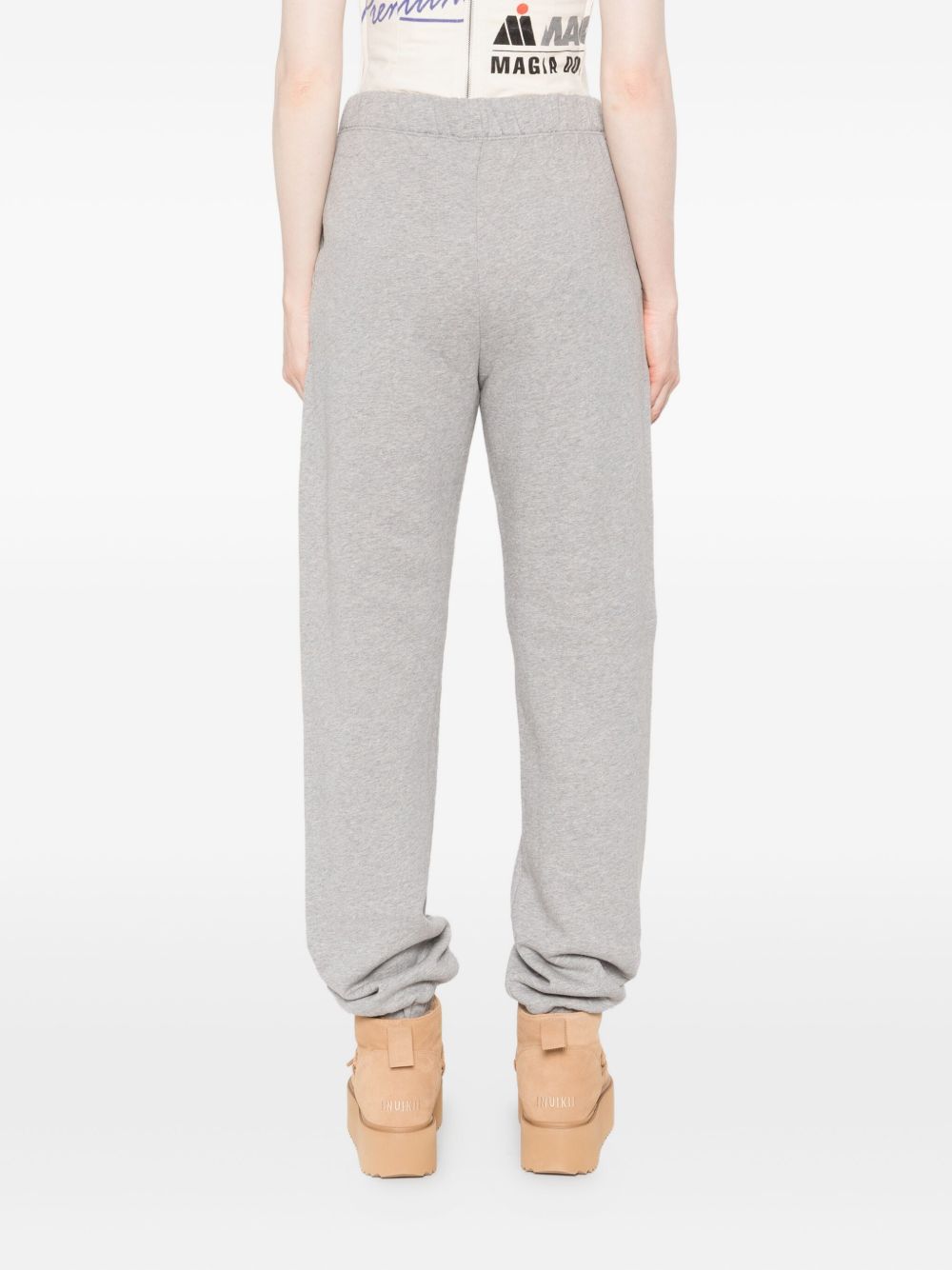 The Attico Trousers in Light Grey Silk Blend